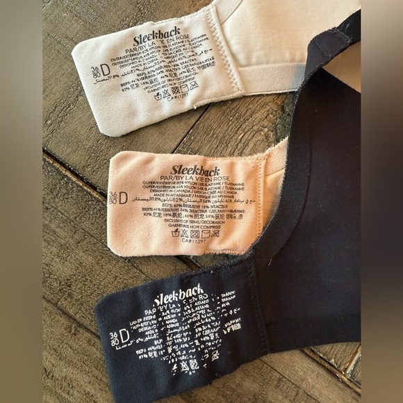 La Vie En Rose Sleekback Bra Bundle, size 36D - Picture 14 of 15